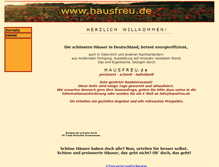 Tablet Screenshot of hausfreu.de